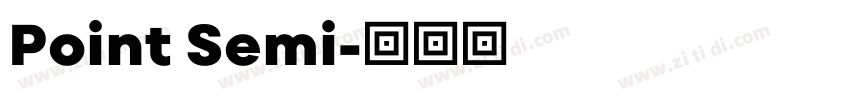 Point Semi字体转换